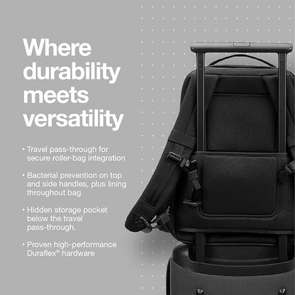 Incase A.R.C. Commuter Backpack 26L – Work and Laptop Bag – Fits up to 16 inch Laptop and MacBook – RFID Pocket, 6 Zippered Compartments, Tablet Sleeve – Everyday and Travel Backpack – Black