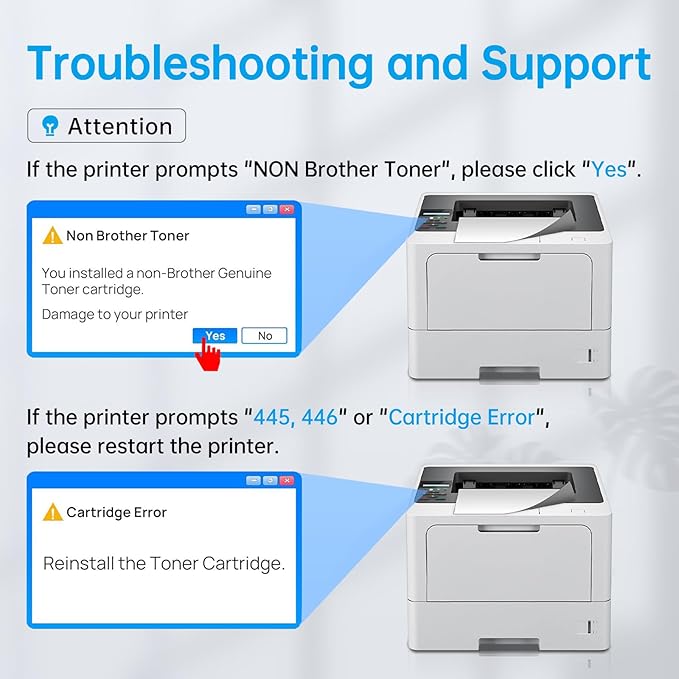 4-Pack TN920 TN920XL Toner for Brother Printer HL-L6210DWT HL-L5710DN HL-L5210DW High Yield (4X Black)
