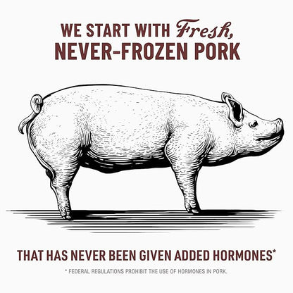 Duke's Pork Hickory Peach BBQ Smoked Shorty Sausages, 7g Protein Per Serving, 5 oz. (Pack of 8)