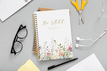 PSALM 46 Be Still and Know That I am God Christian Notebook Journal - Christian Gifts for Women, Bible Journal Notebooks for Note Taking, Bible Journaling Notebook, Spiral Notebook 5.5x8.3