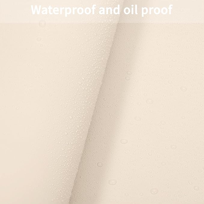 Leather Desk Mat,1.8mm Thick,12x42 Inch Desk Cover,Desk Protector Mat,Dresser Cover Top,Dresser Top Cover,Dresser Top Protector,Desk Covers On Top of Desks(Beige+Light Gray,12×42)