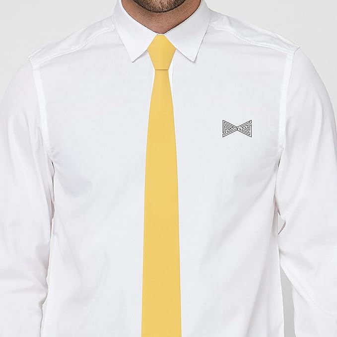 Men's Oxford Matt Neckties Solid Color for Adults Tuxedo Classic Design, by Bow Tie Hosue