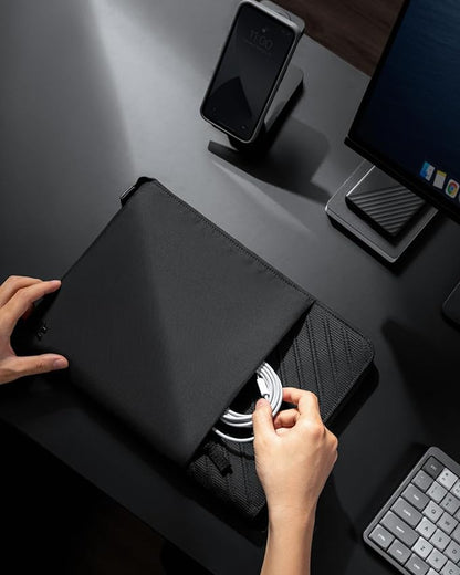 tomtoc Voyage-A10 Slim Laptop Sleeve for 14-inch New MacBook Pro M5(2025)/M4/M3/M2/M1 Pro/Max A3434 A3112 A3401 A3185 A2992 A2918 A2779, Water-Resistant MacBook Case Bag Cover with Minimalist Design