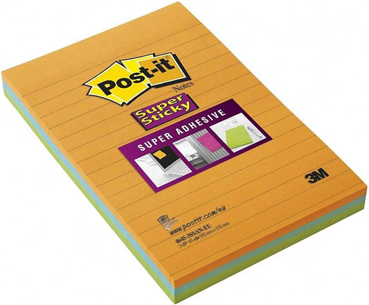 4" x 6" Assorted Colors Sticky Post-it Note