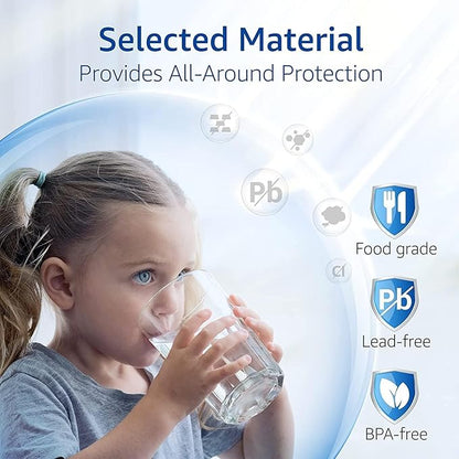 Waterspecialist UKF8001 Water Filter, Replacement for EveryDrop® Filter 4, Whirlpool EDR4RXD1, 4396395, Wrx735sdbm00, Mfi2570fez Msd2651heb, Krfc300ess01, Pack of 2