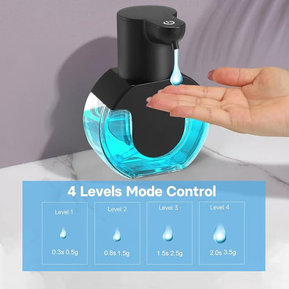 2 Pack Automatic Soap Dispenser Touchless,14.2oz/420ML Auto Liquid Soap Dispenser,Rechargeabled Wall Mounted Smart Pump for Bathroom Kitchen
