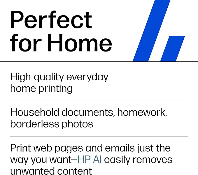 HP Envy 6555e Wireless All-in-One Color Inkjet Printer, Portobello, Print, scan, copy, Duplex printing Best-for-home, 3 month Instant Ink trial included, AI-enabled (714N5A) (Renewed)