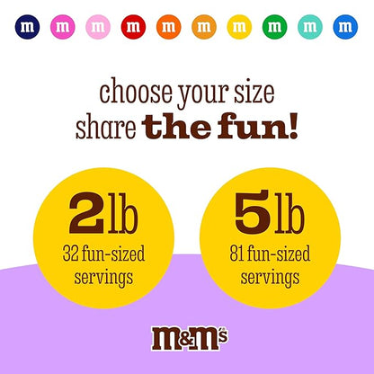 M&M’S WORLD Meant To Bee Milk Chocolate Candy - 2lbs of Bulk Candy for Engagement Party, Wedding Favors, a Chocolate Gift Box and More