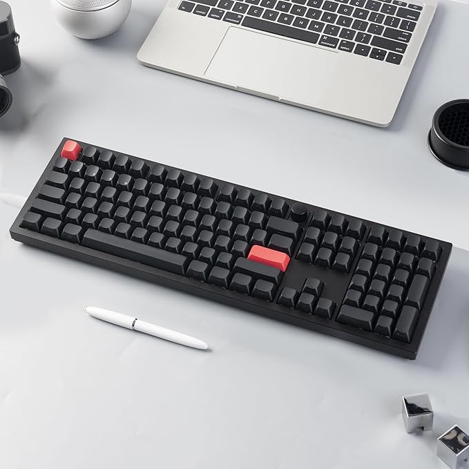 Keychron Q6 Max QMK/LAUNCHER Wireless Bluetooth/2.4 GHz/USB-C Wired Custom Mechanical Keyboard, Full Size Programmable Knob RGB Backlit Hot-Swappable Gateron Brown Switch for Mac Windows Linux - Black