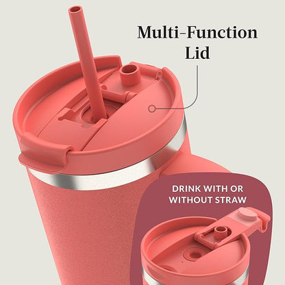 Contigo Streeterville 40oz Tumbler Stainless Steel Vacuum Insulated Leak-Proof Cold for 29 Hours Coral