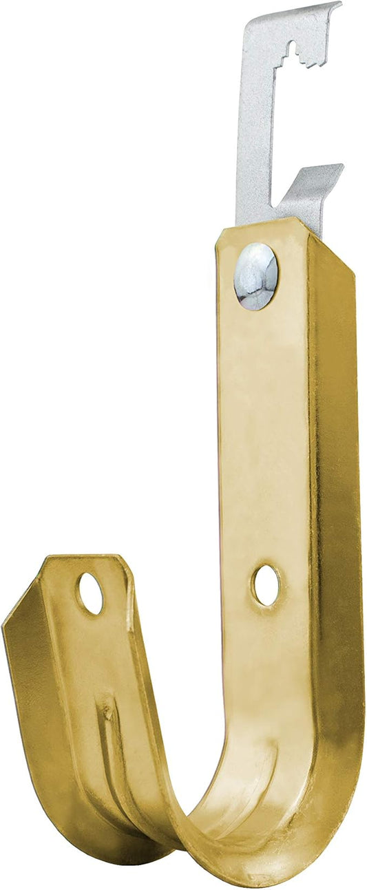Prime Heavy Duty Metal Cable Support Batwing J-Hook Hangers with Bat Wing Clip for Ceiling Wire & Threaded Rod for Cable Management