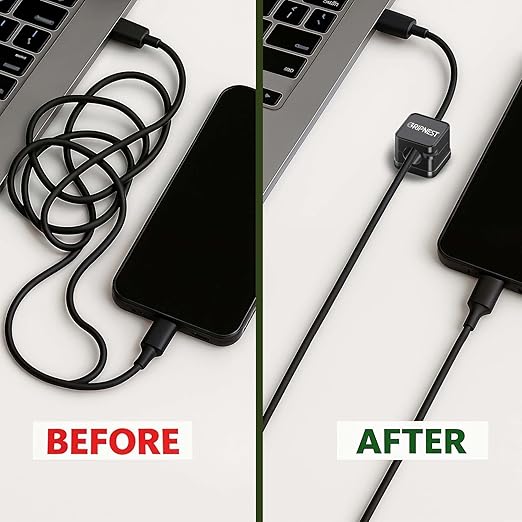 Magnetic Cable Clips 8 Pack Adhesive Cord Clips for Desk Wall Nightstand and for car Compact Cable Holders for Charging Cords