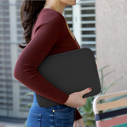 Vandel MacBook Air 13 inch Laptop Sleeve, Fits 13-13.3 inch Laptops: Neoprene MacBook Air & Pro Case, Chromebook, HP Soft Cover | Thin Computer Carrying Bag, Black Mac (M1 & M2) Pouch