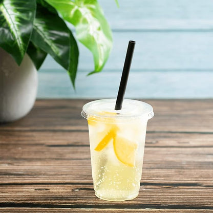 Karat [1000 ct] 10oz Plastic Cups, Clear Disposable Cold Cup for Iced Coffee, Smoothies, and More, 78mm (C-KC10)