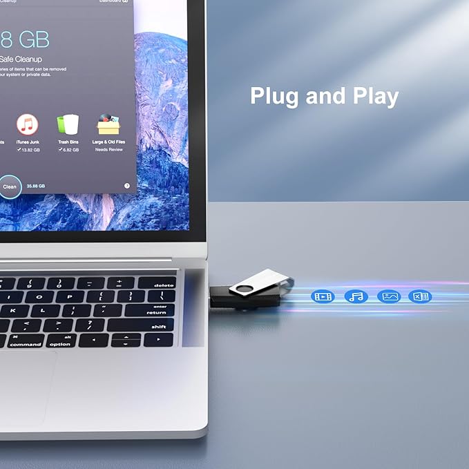 TOPESEL USB Flash Drives 5 Pack 64GB USB 3.0 Flash Drive, Thumb Drive Thumb Drive USB Flash Drive USB Memory Stick USB Memory Stick for PC laptops, Ta