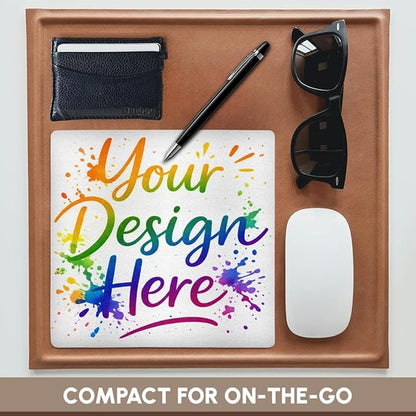 3dRose Custom 8x8 Mouse Pad - Eco-Friendly Recycled Rubber, Matte Finish