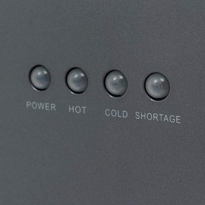 Water Coolers Water Dispenser Cold Hot Dispenser, Modern Powerful Electric Water Cooler Dispenser Bottom Loading for Home, Office, Gyms (Grey Bottom Load)