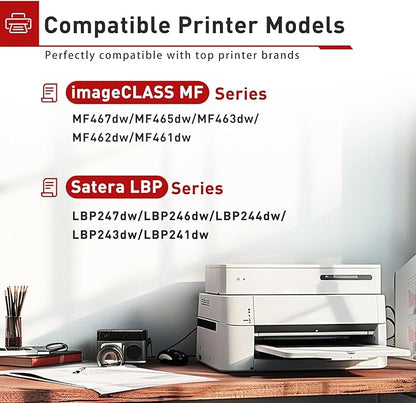 070H/070 High Yield Compatible Toner Cartridge Replacement for Canon 070 CRG-070 CRG070H Use with ImageCLASS MF465dw MF462dw LBP247dw LBP246dw LBP243dw Printers|4Pack,Cartridge 070H