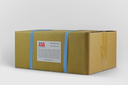 ASA Full Size Hot Glue Sticks for Glue Gun - 7/16" x 10" | All Purpose Hot Gun Sticks Adhesive for Woodworking, Ceramic, & Corrugated Materials| High-Temp, Wood | Pack of 193