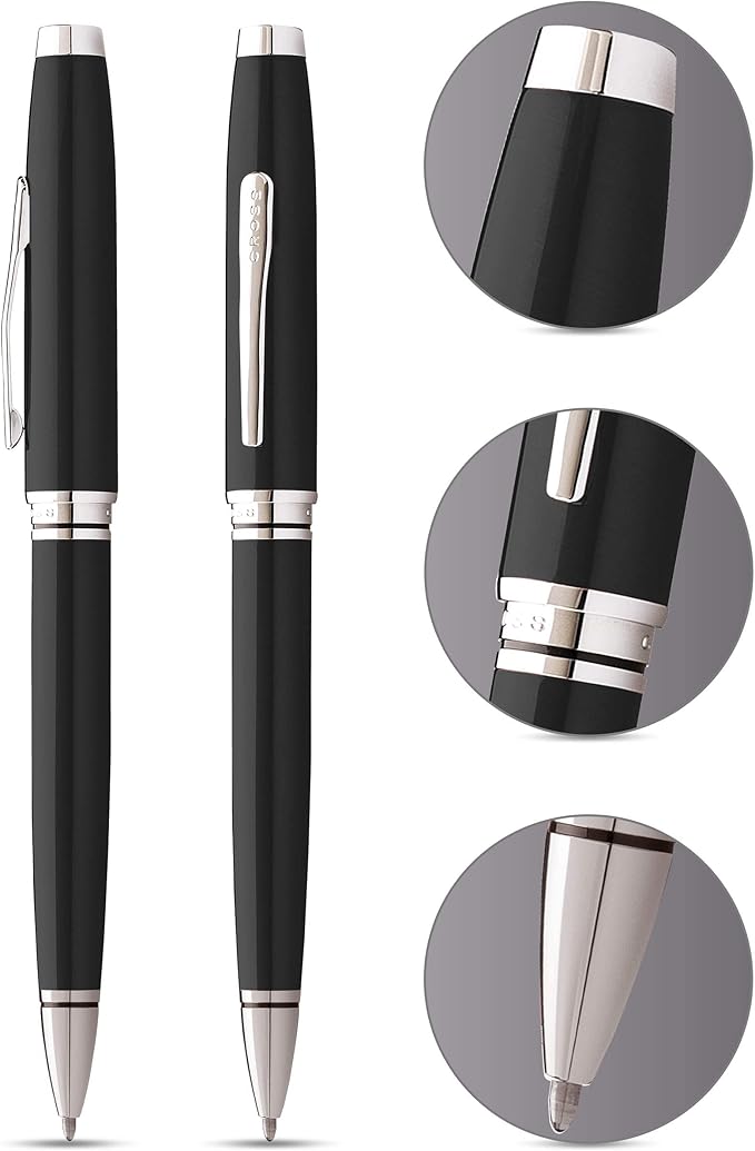 Cross Coventry Black Lacquer Ballpoint Pen