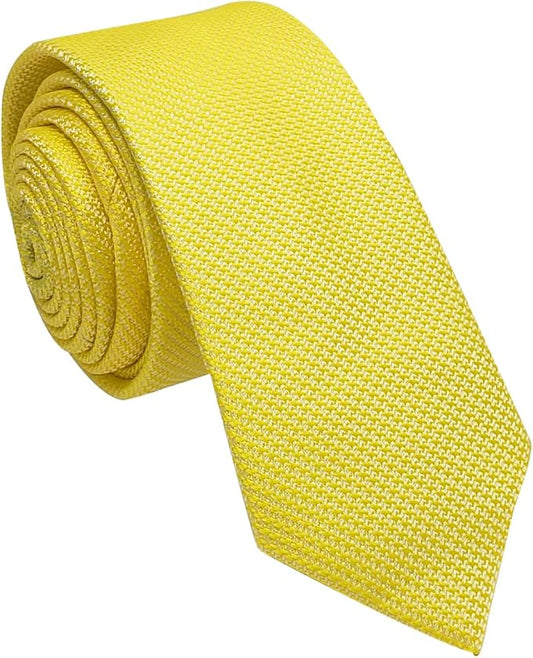 Mens Solid Neckties,2.36'' Wide Slim Tie For Men With Gift Box