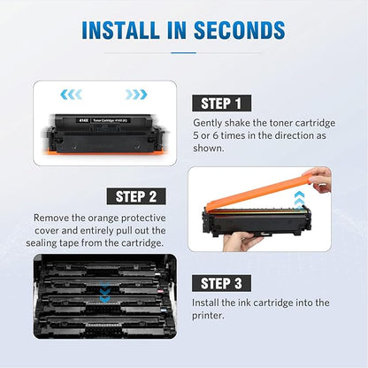 414X Compatible Toner Cartridge Replacement for HP 414A W2023A 414X W2023X Works with M454 M454dw M454dn MFP M479 M479fdw M479fdn M479dw M455dn M480f Printer W2023X (1 Magenta)