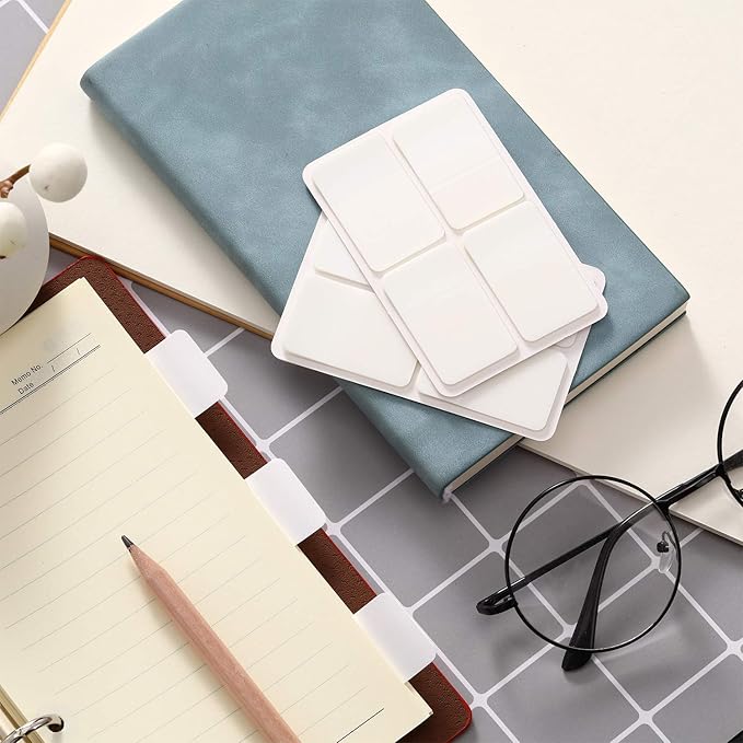 Sticky Index Tabs Page Marker Pop-up Page Flags Sticky Notes Tabs 1.6 x 1 Inch, White (800 Pieces)