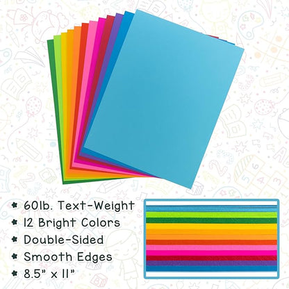 Hygloss Dark Orange Colored Paper - 24 lb, 89 GSM, Acid-Free, Fade-Resistant, 8.5x11-Inch Letter Size Color Copy Paper, 90 Sheets