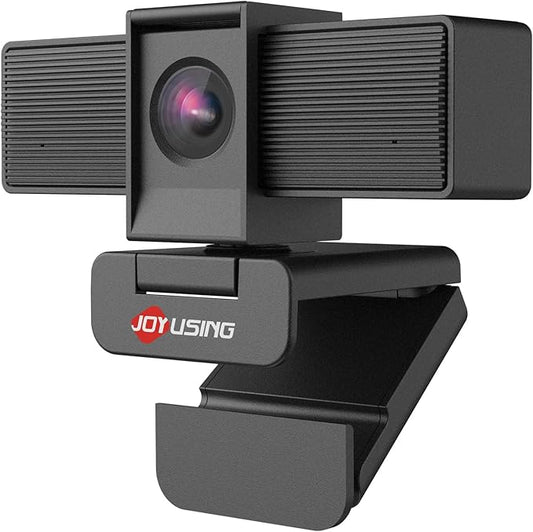 JOYUSING Flip600S 4K Webcam for PC, Ultra HD Webcam with Tripod, PDAF Autofocus, Noise-Cancelling Mics, 79° FOV, Auto Light Correction, Privacy Cover, Ideal for Conference, Zoom/Teams/Google Meet