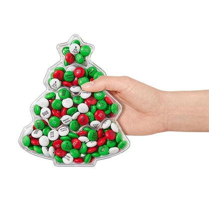 M&M’S Christmas Tree Gift Box, Pre-Designed Colorful Christmas Candy Mix, Perfect for Holiday Gift Exchanges