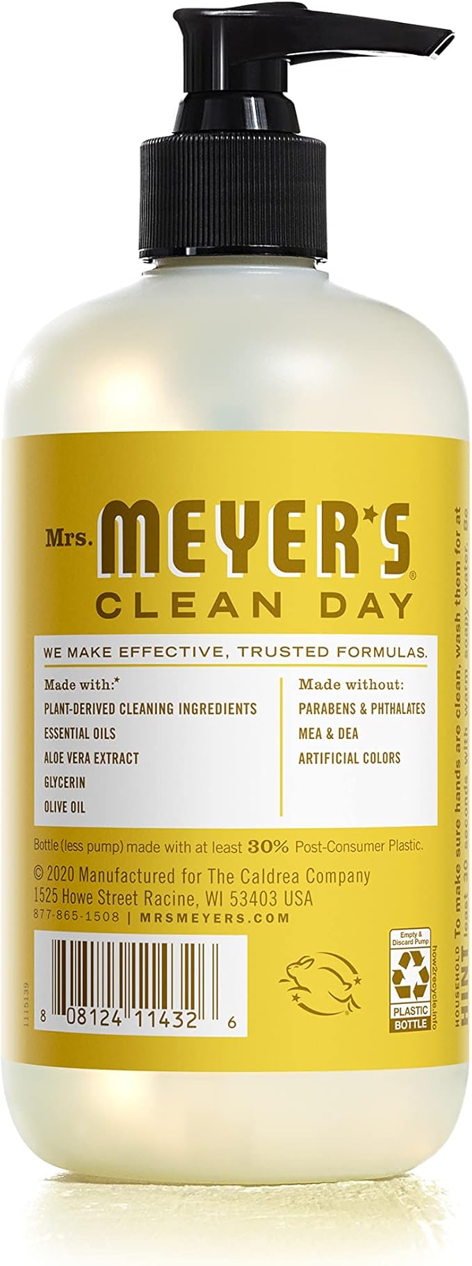 MRS. MEYER'S CLEAN DAY Liquid Hand Soap, Daisy, 12.5 OZ