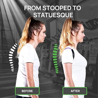 PRIMEKINETIX PostureMedic Dynamic Posture Corrector - Active Resistance Training System for Back Strengthening & Shoulder Alignment - Stretches Chest, Strengthens Upper Back - Doctor Recommended for Lasting Posture Improvement - XL