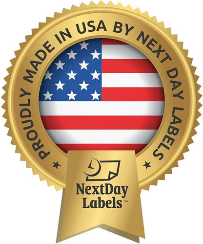 NextDayLabels 500 Rectangle Stickers (3" x 5") - Color Coding Labels Roll - Moving Labels for Boxes, Colored Inventory Stickers for Packing, Organizing, and Storage (Burgundy)
