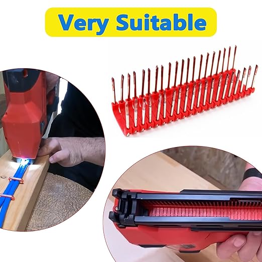 1" Insulated Cable Staples MNM1-600 fit Milwauke Cable Stapler Gun M12 2448-20 for to Wood Surfaces - Fit Milwauke Staples 600 per Box (Cable Staples-300)