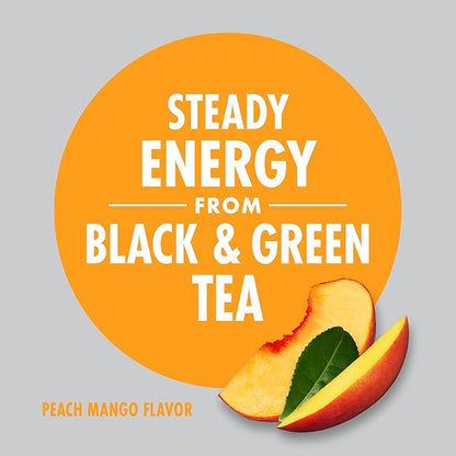 V8 Energy Peach Mango Energy Drink, 8 fl oz Can (12 Pack)
