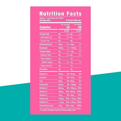 Roar Complete Hydration Organic - Electrolyte Drinks Loaded with Vitamins C, B5, B12 - Non-GMO, Gluten-Free - Strawberry Banana - 12 pc