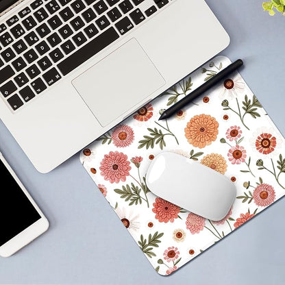 Square Mouse Pad with Stitched Edge, Premium Mousepad Washable Cloth. Computer Mouse Pad with Non-Slip Rubber Base, Mouse Pads for Computers Laptop Mouse 9.25x7.75x0.12 inch-Inulin