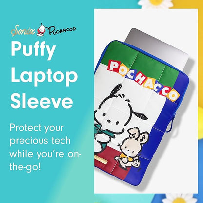 Sonix x Sanrio | Puffy Laptop Sleeve | 15-16 Inch, Quilted Pillow Puffer Laptop Carrying Case, Computer Sleeve | Classic Pochacco