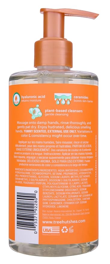 Tree Hut Tangerine Serum Infused Hand Wash | Nourish & Hydrate Hands with Strengthening Skin Care | Long Lasting Scent | Cleanse & Lock in Moisture | 11 fl oz.
