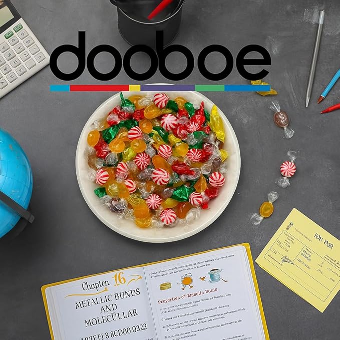 Dooboe Hard Candy Assortment - 10 Pounds - Big Bulk Hostess Candies - Mixed Flavor Sweets for Offices, Breakrooms, Gifting