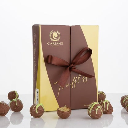 CARIANS Assorted Dubai Chocolate Truffles Box, Dubai Chocolate Candy with Pistachio and Kunafa, Box of Candy, Luxury Premium Gourmet, Great for Gift Giving, Christmas, Thanksgiving, Anniversary