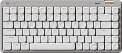 Flow Lite 84 Keys Low Profile Mechanical Keyboard, 75% Swappable Rechargeable Wireless Keyboard with 2.4G Receiver, Bluetooth and Wired Connection for Windows, Mac/Specter Linear Switches (Marble)