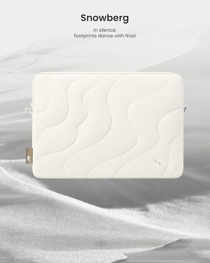 tomtoc 360 Protective Puffy Laptop Sleeve for 14-inch MacBook Pro M5(2025)/M4/M3/M2/M1 Pro/Max A3434 A3112 A3401 A3185 A2992 A2918 13.5/13.8-inch Surface Laptop 7(Copilot+ PC)/6/5/4/3, Quilted Design