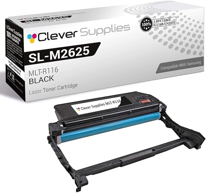 CS Replacement Drum Unit Compatible with Samsung SL-M2625D-DRUM MLT-R116-DRUM Black SL-M2625D SL-M2675F SL-M2825DW SL-M2835DW SL-M2875FD SL-M2875FW SL-M2885FW Xpress SL-M2625D Xpress SL-M2675F