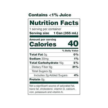 OLIPOP Prebiotic Soda Pop, Cream Soda, Pantry Pack Packed with Prebiotics, Fiber, and Botanicals, Gluten Free, Vegan, GMO Free, 12oz Skinny (12-Cans)