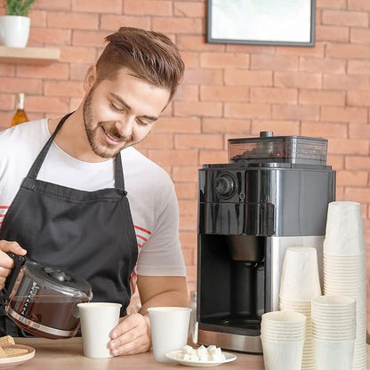 Vesici 1000 Pack 9 Oz Individually Wrapped Disposable Paper Cups bulk White Paper Cups Hot Cold Coffee Cups Espresso Cups Disposable Beverage Drinking Cup for Party Cafes and Businesses