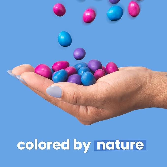 Unreal Dark Chocolate Peanut Gems | Vegan with Colors from Nature | Fair Trade, Non-GMO, Gluten Free Ingredients | No Sugar Alcohols or Soy, 13oz, 1 Bag