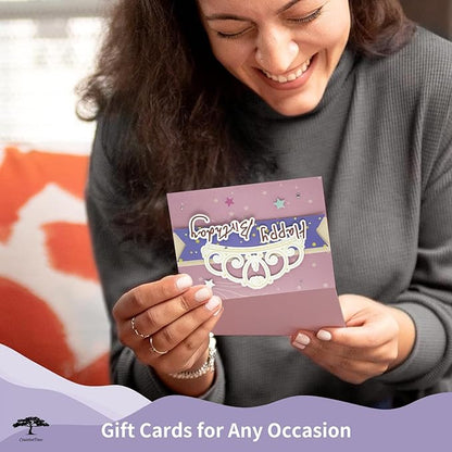 Greeting Card Making Kits DIY Blank Cards for Birthdays, 9 Envelopes, Balloon Thank You Cards, Colourful Balloon Thank You Cards with Envelopes