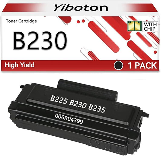 B230 B225 B235 Black Toner Cartridge (with New Chip) Replacement for Xerox 006R04399 006R04400 006R04401 Toner Cartridge Compatible for Xerox B230 B225 B235 Printer