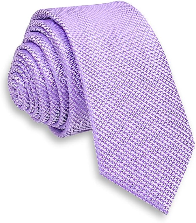 Mens Solid Neckties,2.36'' Wide Slim Tie For Men With Gift Box